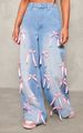 2025 Bow High Waist Wide Leg Jeans Street Distressed Loose Ladies Jeans_mkmklike.com