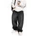 Men's Stretch Jeans Loose Straight Leg Wide Leg Pants Yellow Mud Dye Autumn Wash_mkmklike.com