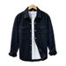 Men’s Heavyweight Denim Shirt Jacket – 100% Cotton Oversized Workwear (M-XXXL)_mkmklike.com