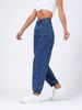 K Women's Denim Casual Classic Cropped Pants, New Hip Lifting Pants_mkmklike.com