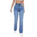 Women’s High-Waisted Straight Leg Jeans – Classic Comfort Stretch Denim Pants (Light Blue, Dark Blue, Black, XS-XXL)_mkmklike.com
