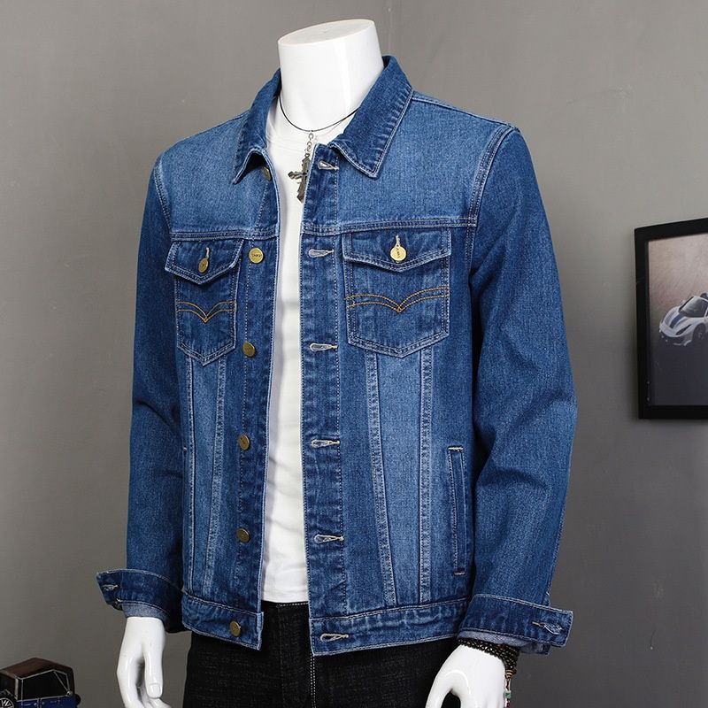Loom Winter Versatile Thickened Trendy Denim Coat Fleece Lined Plus Size Autumn Men's Jacket For Outerwear_mkmklike.com