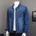 Loom Winter Versatile Thickened Trendy Denim Coat Fleece Lined Plus Size Autumn Men's Jacket For Outerwear_mkmklike.com