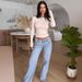 Women's Clothing Low Waist Jeans Fashionable Retro Straight Pants Loose Denim Trousers_mkmklike.com