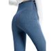 Women's Clothing Denim Pants For Women To Wear As Outerwear High Waist _mkmklike.com