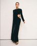 Women's Clothing velvet hollow slim dress_mkmklike.com