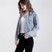 K New Heavy Industry Diamond Studded Rivet Long Sleeve Loose And Slim Fashion Denim Jacket For Women_mkmklike.com