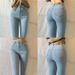 Dark Plus-size European And American Style High-waisted Peach-hip Elastic Light Blue Denim Skinny Pencil Pants For Women_mkmklike.com