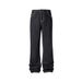 Men's Clothing Cleanfit517 Style Jeans Classic White Line Versatile Flared Slim Washed Denim Black Trousers_mkmklike.com