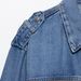 Women's Belted Denim Jacket – Stylish Long Sleeve Coat For Casual & Office Wear (XS/S/M/L, Blue)_mkmklike.com