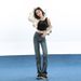 High-waisted Slim Straight-leg Jeans Women, 2026 Spring New Style, Slimming And Versatile, Suitable For Tall_mkmklike.com