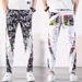 Men's Stretch Skinny Jeans With Artistic Graffiti Print - Trendy Streetwear Denim Pants For Casual & Urban Style_mkmklike.com