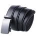 HOT Men's Automatic Slip Buckle Business Casual Leather Black Waist Belt_mkmklike.com