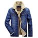 Loom Cross-Border Clothing 2025 Winter Denim Casual Cotton Coat Fleece Lined Thickened Jacket Men's Outerwear 66009A_mkmklike.com
