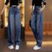 Clair Clair Gong Yu Weng Denim Scimitar Women 2025 New Spring Autumn Fahion High Wait Slimming Banana Looe Wide Leg Straight_mkmklike.com