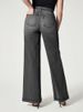 K Fashion Women's Wide Leg Mid Waist High Elastic Waisted Jeans_mkmklike.com