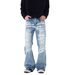 Men's Clothing Men's Retro Graffiti Hand-Painted Jeans – Loose Straight-Leg Hip-Hop Streetwear Pants With Artistic Print & Premium Drape_mkmklike.com