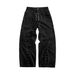 Retro Hip Hop Jeans – Distressed Denim Pants With Studded Details & Drawstring Waist, Loose Straight-Leg Unisex Style_mkmklike.com