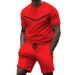 Men's Clothing round neck t-shirt short sleeve men's NK youth casual sports men's suit_mkmklike.com