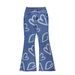Vintage Washed High-Waisted Flare Jeans – Retro Bell Bottoms With Embroidered Details, Streetwear Staple (Butterfly & Floral Print, Stretch Denim)_mkmklike.com