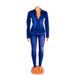 Nedenim women's clothing, fashionable denim suit, temperament, whitewashed and holed two-piece set_mkmklike.com