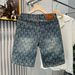 Men's Clothing High Quality Thin Denim Shorts For Men American High Street Style Five Point Pants New Summer Half Length Pants_mkmklike.com