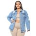 Women's Clothing Sexy Fashion Women's Denim Jacket_mkmklike.com