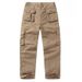 2026 Cotton Caual Men Solid Color Straight Multi Pocket Cargo Pant Men Fahion Breathable Safari Style Sport_mkmklike.com
