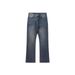 Vintage Bootcut Jeans – Premium Washed Bamboo Cotton Cleanfit Denim With Artisan Fading & Timeless Silhouette_mkmklike.com