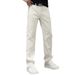 Men's Clothing Summer Thin White Jeans Men's Fashionable Simple Solid Color Straight Casual Pants Loose Versatile Slim Trousers_mkmklike.com