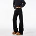 Paris Bootcut Black Curved Jeans Men's Autumn Trendy Brand Loose Cleanfit Micro Flared Straight Leg Pants_mkmklike.com