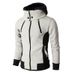 New hooded zippered hoodie casual autumn/winter sports outdoor men's fake two-piece jacket_mkmklike.com