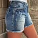 Stretchy Embroidered Denim Shorts For Women - High Waist, Comfortable & Stylish Casual Wear_mkmklike.com