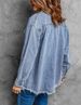 K Lightweight Fashion Denim Jacket For Women With Button-down Shirt_mkmklike.com