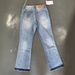 Men's Clothing Vintage Distressed Flared Jeans With Fringe Hem - Clean Fit High Waist Straight Leg Denim Pants For Women & Men_mkmklike.com