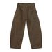 Men's Clothing Retro Casual Pants Vintage Cargo Pants With Multiple Pockets, Loose Fit & Utility Style For Casual Wear (Olive Green, Grey, Camel)_mkmklike.com