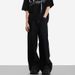 Men's Clothing New American Retro Washed Inverted Jeans Men And Women Loose Wide-leg Straight Pants Niche Design Pants Trend_mkmklike.com