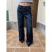 Retro Streetwear Straight Leg Jeans For Women – Embroidered Back Pocket, Distressed Denim (Blue, S-XL)_mkmklike.com