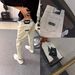 Trendy GD Letter Embroidered Slim Fit Fashionable Versatile Light Luxury Jeans_mkmklike.com