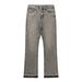 RDT Men's Retro Cement Gray Trousers Cleanfit Jeans American Smoky Gray Tassel 507_mkmklike.com