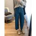 Retro Blue Straight-leg Women's Jeans, New Spring-summer Style, Slimming And Flattering For Plus-size Women, Loose_mkmklike.com