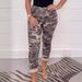 Women's Clothing fashion camouflage print loose high waist large size casual pants sports pants _mkmklike.com
