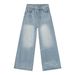 Men's Clothing Men's Vintage Washed Straight-Leg Jeans - Classic Blue Denim Pants For Casual Streetwear_mkmklike.com