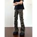 American Retro Camouflage Multi-pocket Jeans Men's Spring And Autumn New Hip-hop Straight And Thin Tooling Pants_mkmklike.com