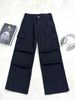 Seluar Denim Musim Luruh Ini Adalah Kasual Longgar Dan Bergaya, Dengan Gaya Amerika Dan Pelbagai Poket Celana Longgar_mkmklike.com