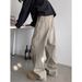 Vintage American Street Style Studded Cargo Pants For Men - Retro Workwear Denim Jeans With Wide Leg & Rivet Details (Brown Green)_mkmklike.com
