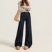 Denim Blue Fleece-lined Flared Jeans For Women, 2025 Autumn And Winter New Style, Loose Fit, Slimming, Non-clingy,_mkmklike.com
