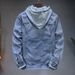 Loom New Men's Casual 2025 Spring American Style Trendy Distressed Detachable Hooded Denim Jacket For Men_mkmklike.com