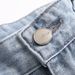 "Men's Slim Straight Embroidered Denim Jeans - Trendy Streetwear Casual Pants With Comfort Fit_mkmklike.com