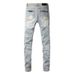 Trendy Brand Street Hip Hop Fashion Slim Fit Skinny Jeans_mkmklike.com